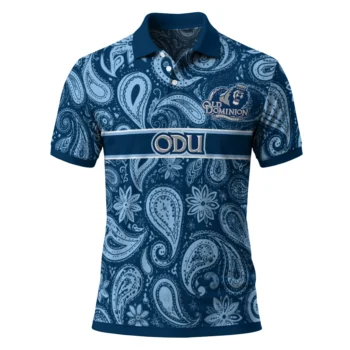Old Dominion Monarchs Polo Shirt Personalized Paisley Band Blue Best Selling