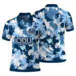 Old Dominion Monarchs Polo Shirt Personalized Pixel Camo Blue Best Selling