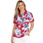Ole Miss Rebels Polo Shirt Custom Pixel Camo Red Best Selling