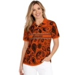 Oregon State Beavers Polo Shirt Customized Paisley Band Orange Best Selling