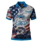 Orlando Magic Polo Shirt - Personalized Star Brushstrokes Blue