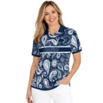 Penn State Nittany Lions Polo Shirt Customized Paisley Band Blue Best Selling