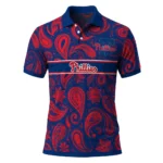 Philadelphia Phillies Polo Shirt Customized Paisley Band Blue Best Selling