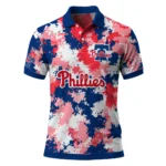 Philadelphia Phillies Polo Shirt Customized Pixel Camo Blue Best Selling