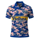 Pittsburgh Panthers Polo Shirt Customized Camo Band Royal Blue Best Selling