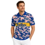 Pittsburgh Panthers Polo Shirt Customized Camo Band Royal Blue Best Selling