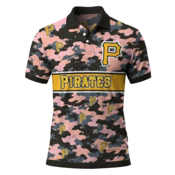 Pittsburgh Pirates Polo Shirt Personalized Camo Band Black Best Selling