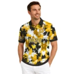 Pittsburgh Pirates Polo Shirt Personalized Pixel Camo Black Best Selling