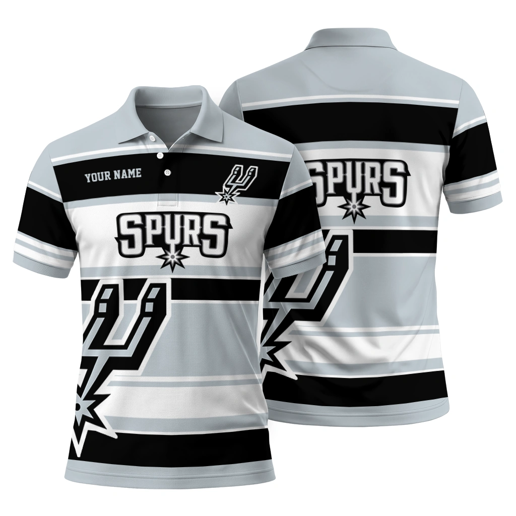 san-antonio-spurs-polo-shirt-customized-horizontal-blocks-silver-fashion-forward.webp