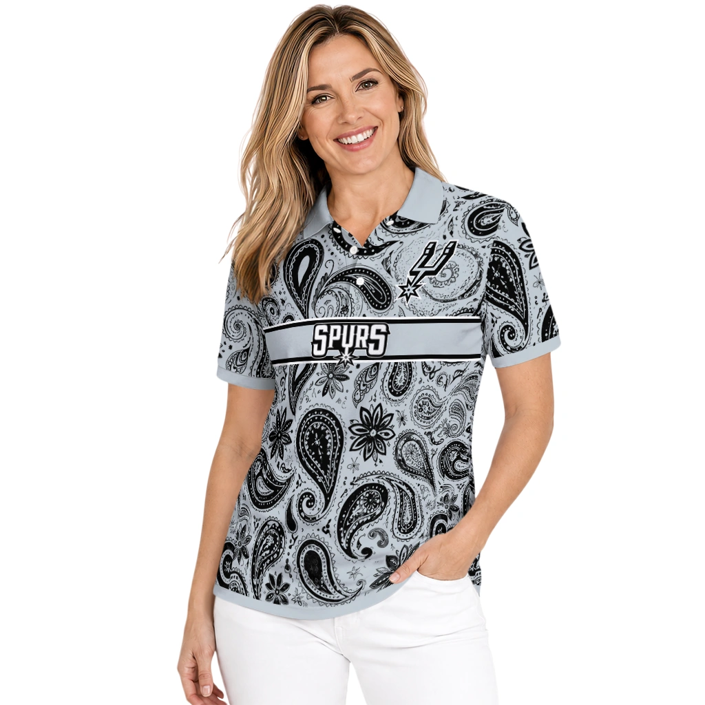 san-antonio-spurs-polo-shirt-customized-paisley-band-silver-latest-model.webp