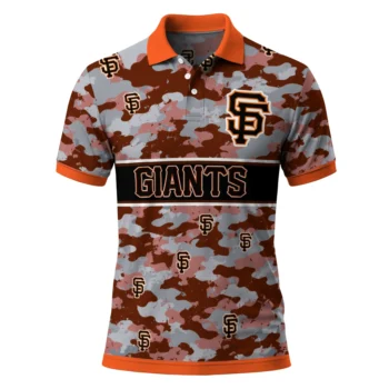 San Francisco Giants Polo Shirt Customized Camo Band Orange Best Selling