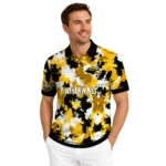 Southern Miss Golden Eagles Polo Shirt Custom Pixel Camo Black Best Selling