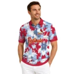 St Louis Cardinals Polo Shirt Custom Pixel Camo Red Best Selling