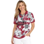 Temple Owls Polo Shirt Custom Pixel Camo Red Best Selling