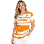 Tennessee Volunteers Polo Shirt Customized Horizontal Blocks Orange Best Selling