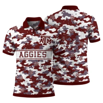 Texas Am Aggies Polo Shirt Personalized Camo Band Maroon Fashion Forward