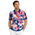 Texas Rangers Polo Shirt Personalized Pixel Camo Blue Best Selling