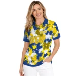 Toledo Rockets Polo Shirt Personalized Pixel Camo Blue Best Selling