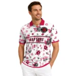 toronto-raptors-polo-shirt-personalized-floral-pinstripe-red-white-best-selling.webp