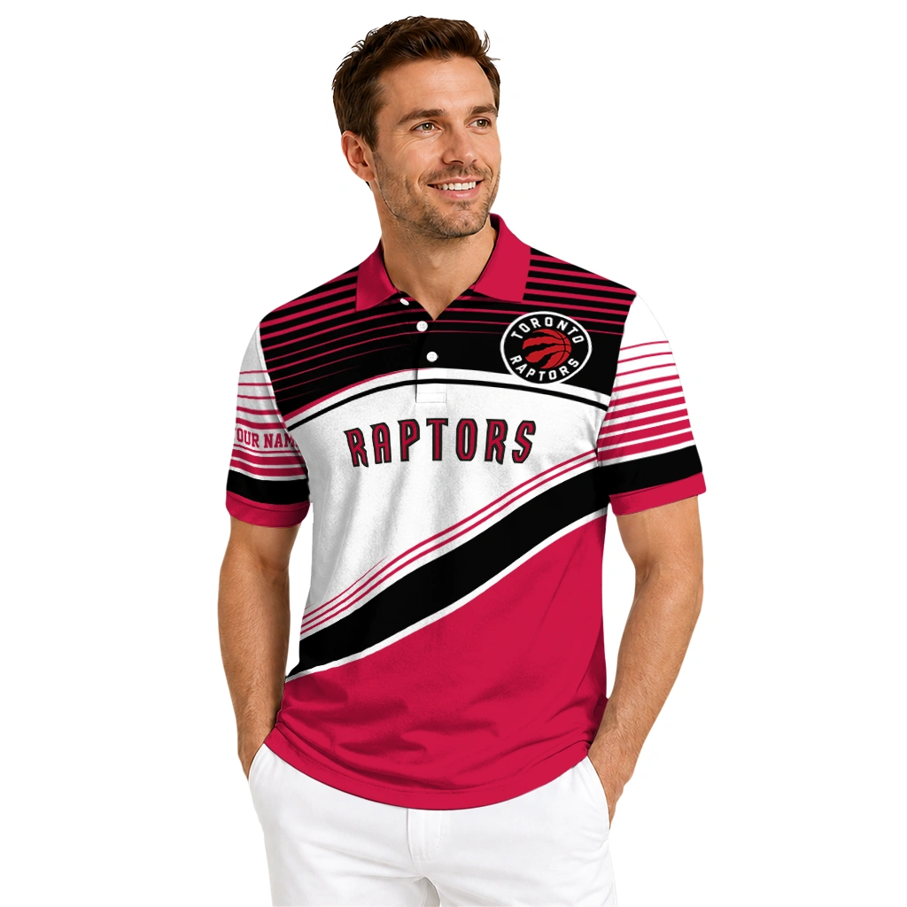 toronto-raptors-polo-shirt-personalized-slanted-stripes-red-white-high-quality.webp