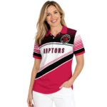 toronto-raptors-polo-shirt-personalized-slanted-stripes-red-white-best-selling.webp