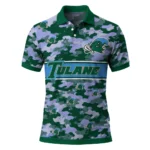 Tulane Green Wave Polo Shirt Custom Camo Band Green Best Selling