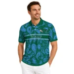 Tulane Green Wave Polo Shirt Custom Paisley Band Green Best Selling