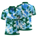 Tulane Green Wave Polo Shirt Custom Pixel Camo Green Best Selling
