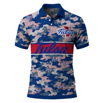 Tulsa Golden Hurricane Polo Shirt Personalized Camo Band Blue Best Selling