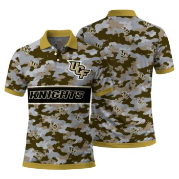 Ucf Knights Polo Shirt Personalized Camo Band Gold Fashion Forward