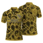 Ucf Knights Polo Shirt Personalized Paisley Band Gold Best Selling