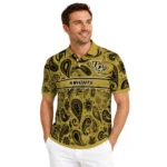 Ucf Knights Polo Shirt Personalized Paisley Band Gold Best Selling