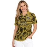 Ucf Knights Polo Shirt Personalized Paisley Band Gold Best Selling