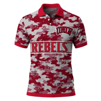 Unlv Rebels Polo Shirt Customized Camo Band Red Best Selling
