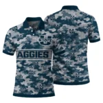 Utah State Aggies Polo Shirt Customized Camo Band Navy Best Selling