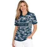 Utah State Aggies Polo Shirt Customized Camo Band Navy Best Selling