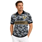 Vanderbilt Commodores Polo Shirt Personalized Camo Band Black Best Selling