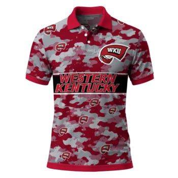 Western Kentucky Hilltoppers Polo Shirt Customized Camo Band Red Best Selling