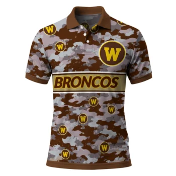 Western Michigan Broncos Polo Shirt Personalized Camo Band Brown Best Selling